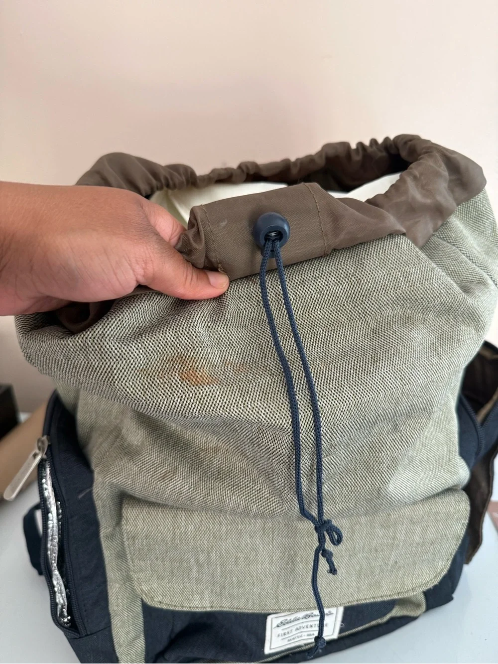 Eddie Bauer Canvas Diaper Bag/ Backpack
